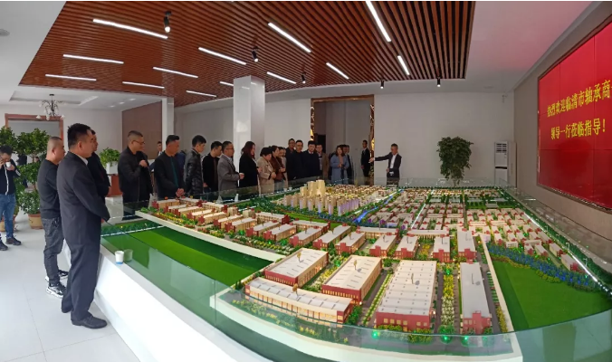 临清市轴承商会理事会会长刘远超一行参观连城智造小镇·烟店轴承产业园
