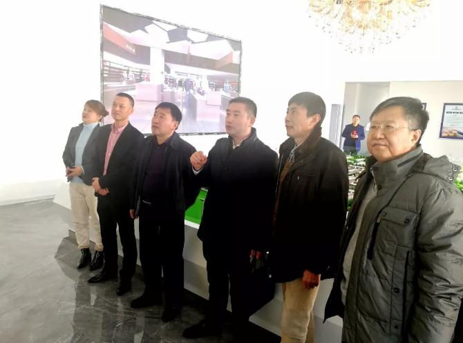 青岛欧帝欧环保科技发展有限公司董事长于小波一行来周村·连城智造小镇考察调研